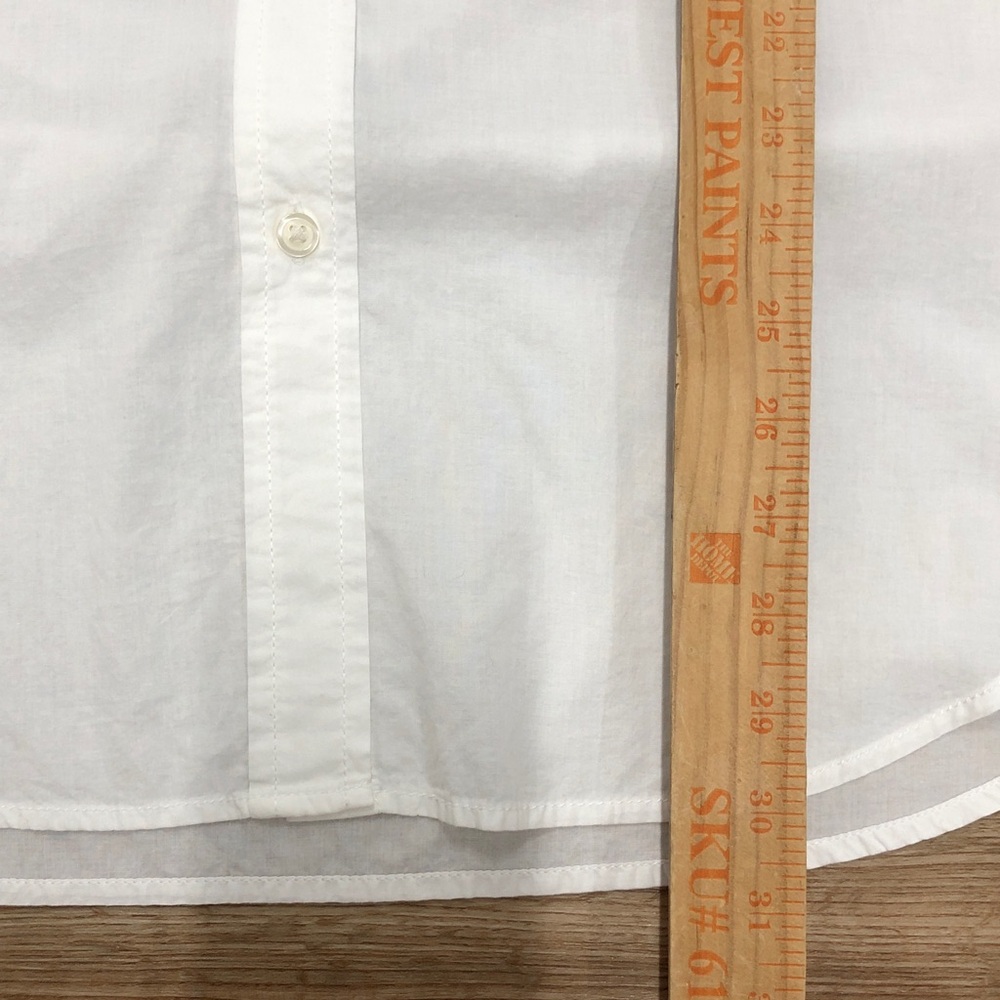 Universal Thread White Button Down Tunic Shirt NWT - image 5